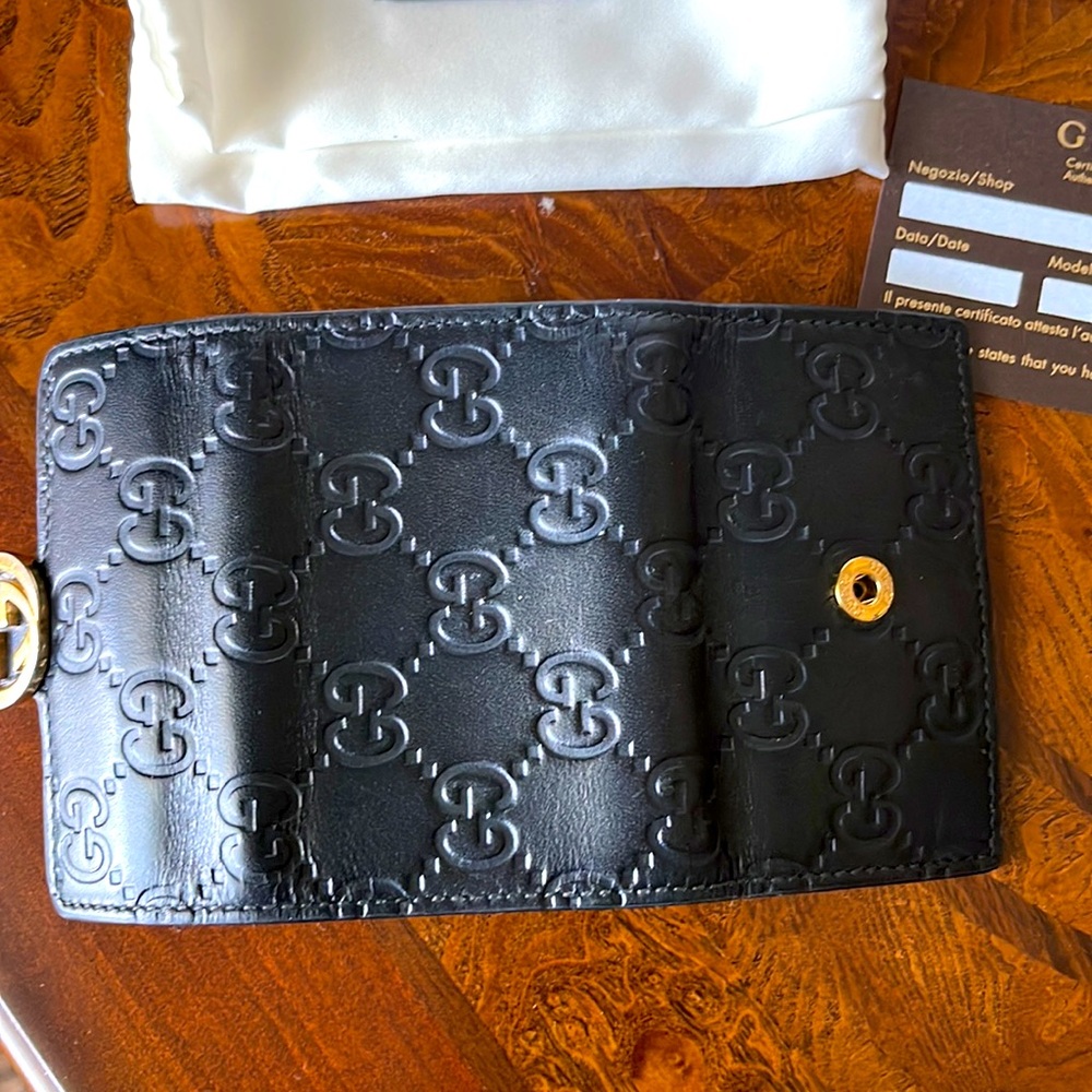 Gucci Icon Signature Key Case Black - Picture 3 of 7
